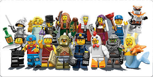 Kompletter Satz LEGO® Minifiguren Serie 17 Minifigures 71018 Alle 16 Figuren NEU 