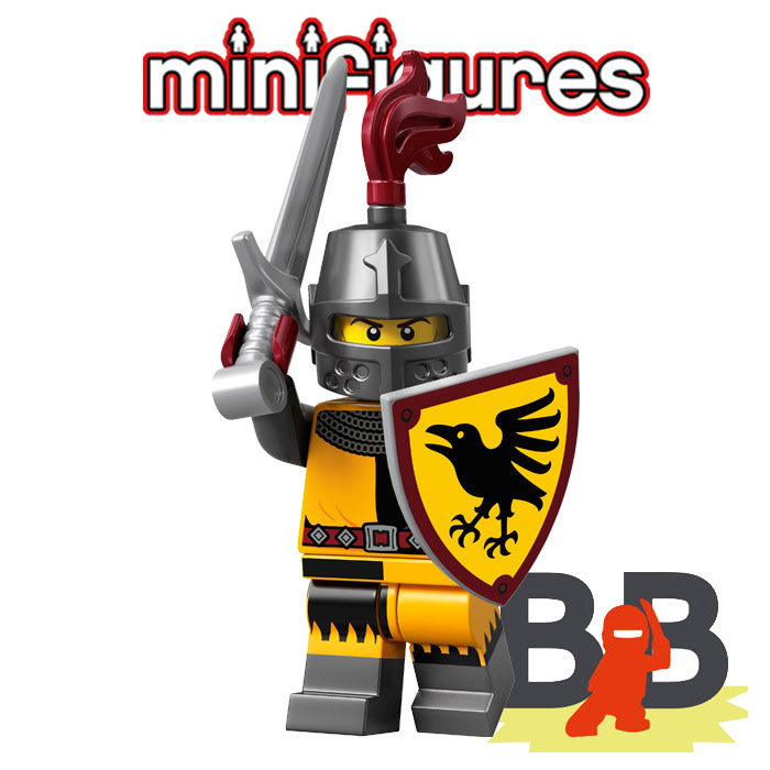 Lego Sammelfigur Serie 20 Ritter mit Bewaffnung 
